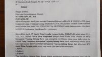 Surat somasi ke PDAM Tirta Pengabuan